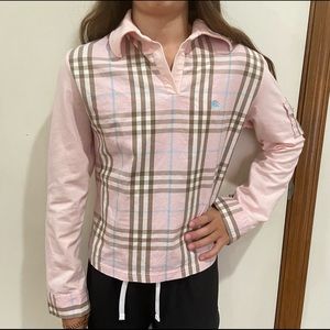 Girls Burberry Shirt. Large.